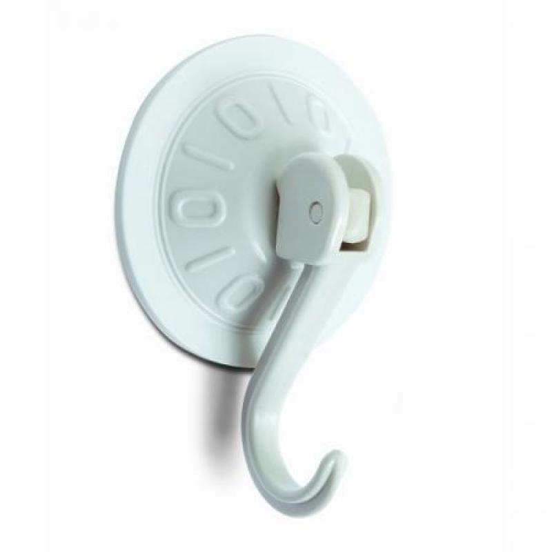 Colgador articulado con Ventosa grande. Ø 78mm. Blanco