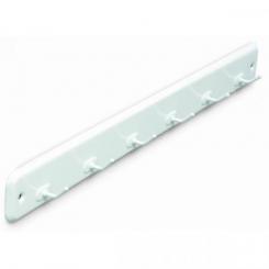 Colgador para cocina. 6 Brazos / Lacado blanco. Blister 1 ud.