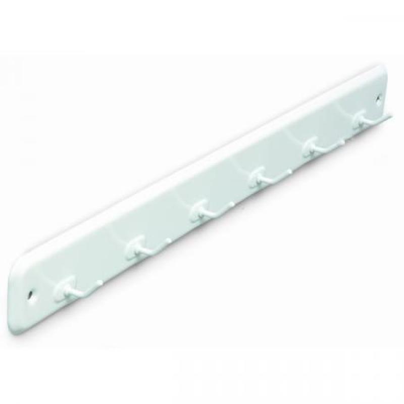 Colgador para cocina. 6 Brazos / Lacado blanco. Blister 1 ud.