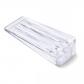 Cuña plastico. Grande (80x30x20 mm) / Transparente. Blister 2 uds.
