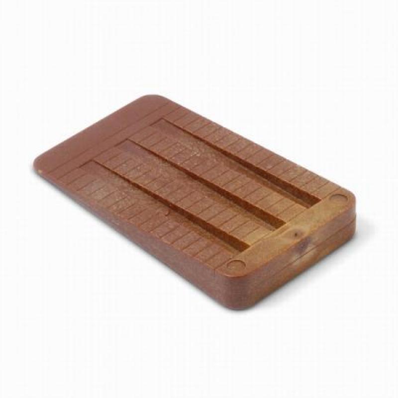 Cuña plástico. Pequeña (50x30x7 mm) / Madera. Blister 2 uds.