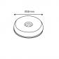 Deslizadores para muebles Ø 38 mm. Adhes+tornillo. Gris