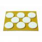 Deslizadores Ø 25 mm / Blanco. Blister 8 discos