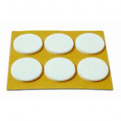 Deslizadores Ø 30 mm. Blanco