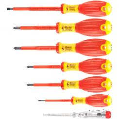 DESTORNILLADOR ELECTRICISTASET VDE, 7-PIEZAS