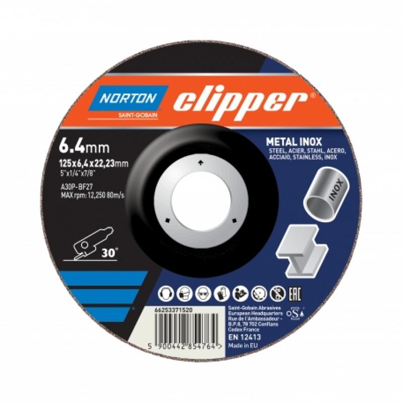 DISCO DESBASTE 115x6,4  Metal Inox