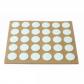 Embellecedor Cubre-tornillos adhesivo. Ø 13 mm / Blanco. Blister 30 discos