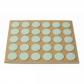Embellecedor Cubre-tornillos adhesivo. Ø 13 mm / Gris. Blister 30 discos