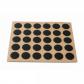 Embellecedor Cubre-tornillos adhesivo. Ø 13 mm / Negro. Blister 30 discos