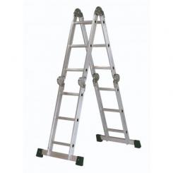 ESCALERA TELESCÓPICA MULTIFUNCIÓN 2X5+5 PELD í-BASE