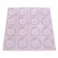Gotas protectoras adhesivas. Ø 12 mm x 2,5 mm / Transparente.Blister 16 past.