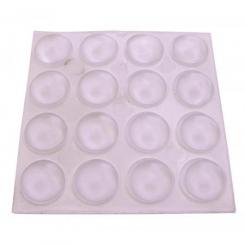 Gotas protectoras adhesivas. √ò 12 mm x 2,5 mm / Transparente.Blister 16 past.