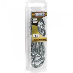 HEMBRILLA GAL. 5,2X80MM blister (8uds)
