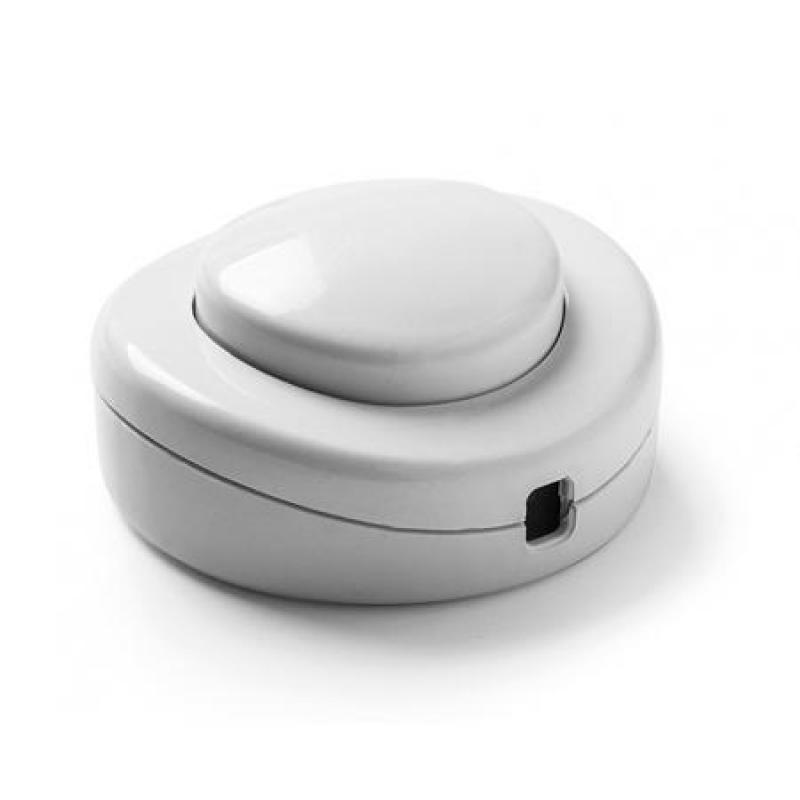 Interruptor de pie 2A-250V blanco