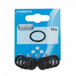 JUEGO ANILLOS GOMA P/DUCHA bolsa10U (blister10ds)