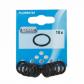 JUEGO ANILLOS GOMA P/DUCHA bolsa10U (blister10ds)