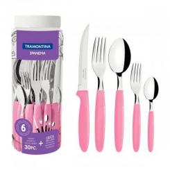 JUEGO DE CUBIERTOS 30PZAS. - IPANEMA ROSA