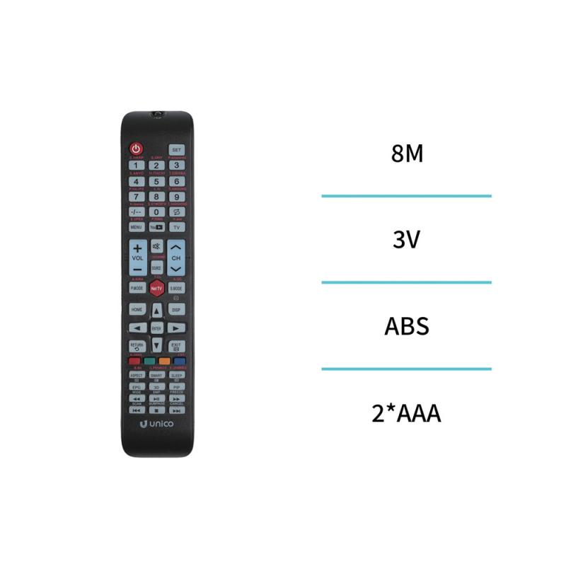 Mando para TV universal multi-marca – Negro