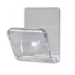 Percha Master Adhesiva. Plastico / Transparente. Blister 1 ud.