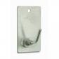 Percha mediana adhesiva / Acero inox. Blister 3 uds.