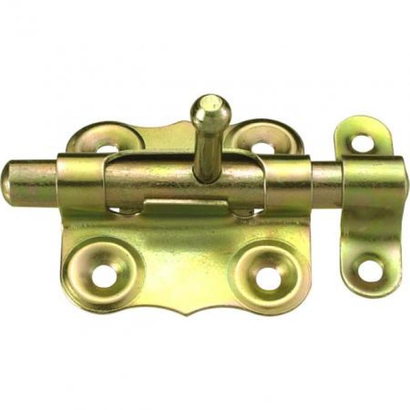 PESTILLO AUTOMATICO GAL. AMARILLO 80X58MM