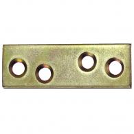 PLACA CONEXION AMARILLA ZN 100X15MM