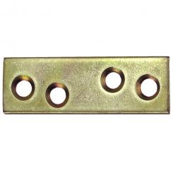 PLACA CONEXION AMARILLA ZN 100X15MM