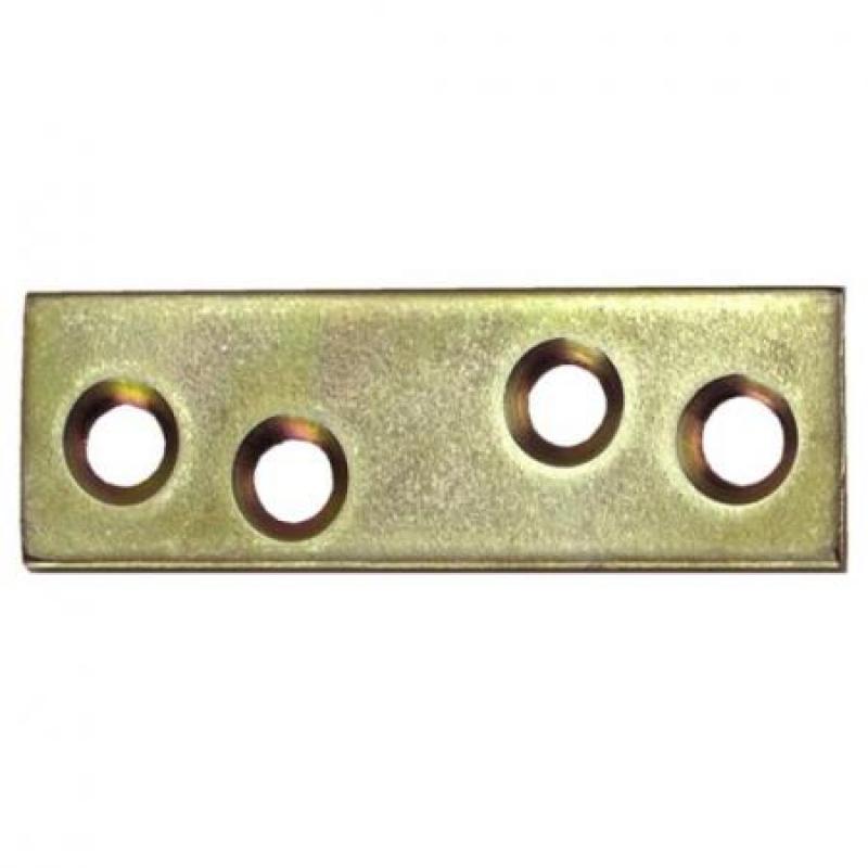 PLACA CONEXION AMARILLA ZN 120X18MM