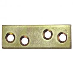 PLACA CONEXION AMARILLA ZN 170X30MM