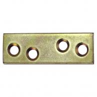 PLACA CONEXION AMARILLA ZN 60X15MM