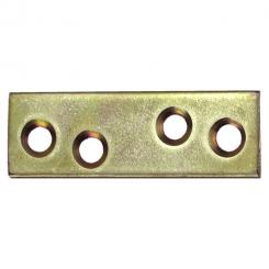 PLACA CONEXION AMARILLA ZN 60X15MM