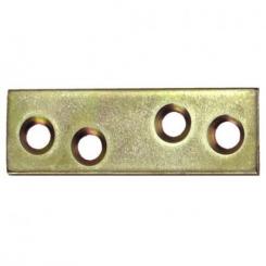 PLACA CONEXION AMARILLO GAL. 80X15MM