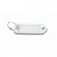 Portaetiquetas plastico / Blanco. Bolsa 50 uds.
