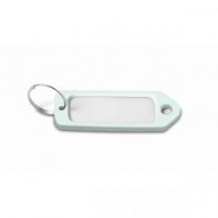 Portaetiquetas plastico / Blanco. Bolsa 50 uds.