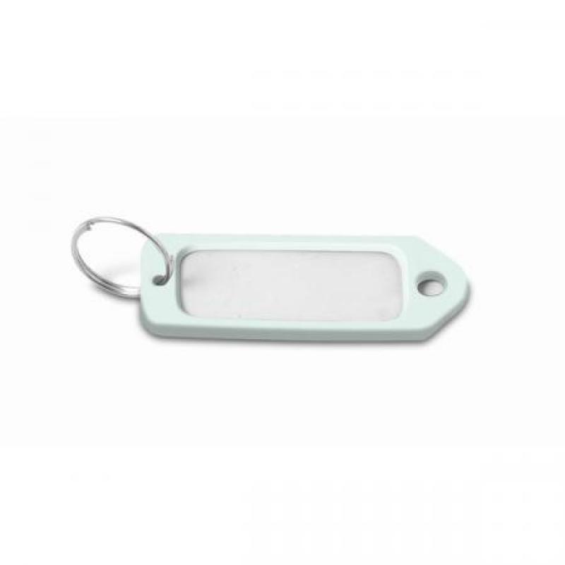 Portaetiquetas plástico / Blanco. Bolsa 50 uds.