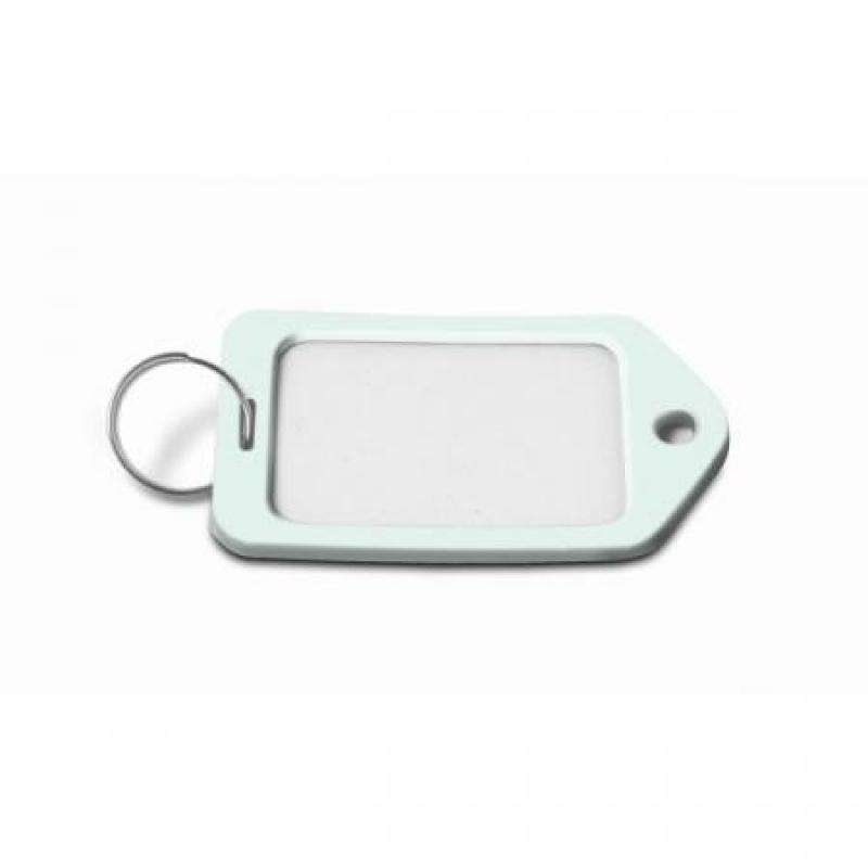 Portaetiquetas plástico Grande / Blanco. Bolsa 25 uds.