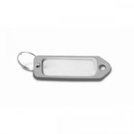 Portaetiquetas plastico / Gris. Bolsa 50 uds.