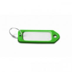 Portaetiquetas plastico / Verde. Bolsa 50 uds.