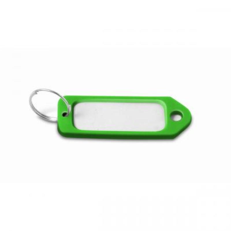 Portaetiquetas plástico / Verde. Bolsa 50 uds.