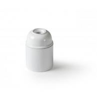 Portalámparas liso E-27 Blanco
