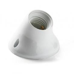 Portalámparas zócalo curvo E-27