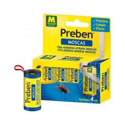 PREBEN 4 TIRAS ATRAPA MOSCAS CONSUMO