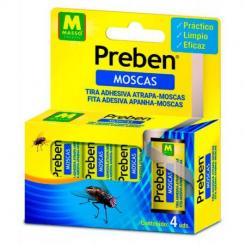 PREBEN TIRA ATRAPA-MOSCAS 4 UNID