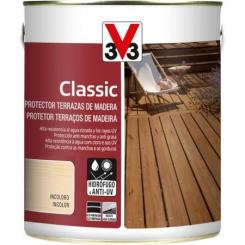 PROTECTOR TERRAZAS DE MADERA INCOLORO 1L