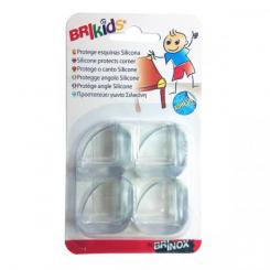 Protege Esquinas de Silicona. Adhesivo / Transparente. Blister 4 uds.