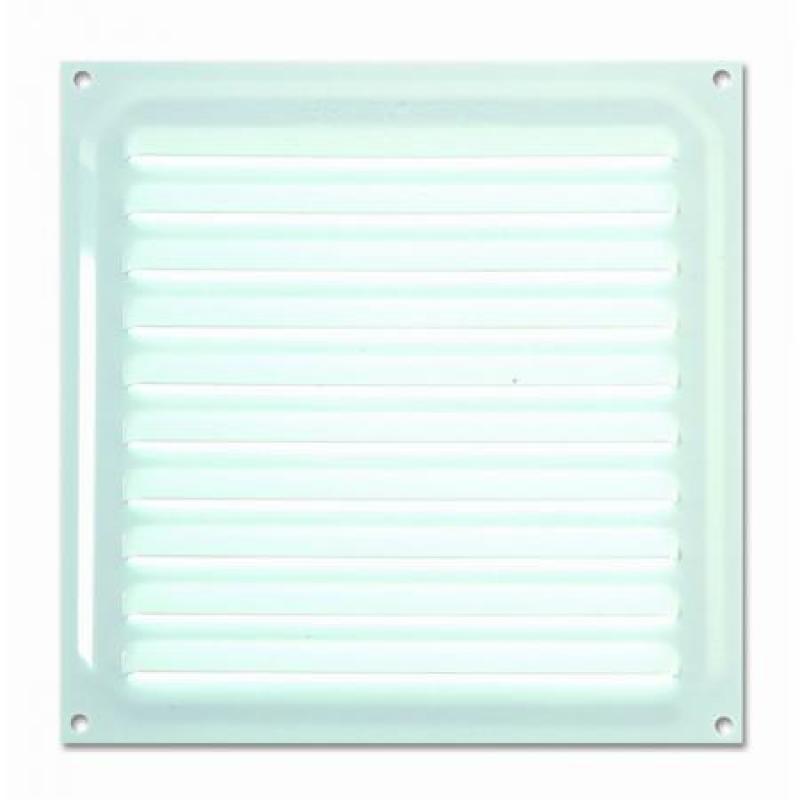 Rejilla 15x15 cm / Lacado Blanco. Granel