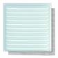 Rejilla 17x17 cm. Con mosquitera / Lacado blanco. Blister 1 ud.