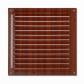 Rejilla 20x20 cm. Madera Oscura