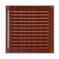 Rejilla 20x20 cm. Madera Oscura