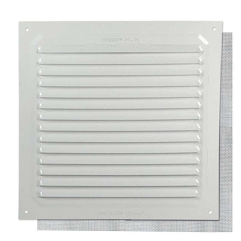 Rejilla 25x25 cm. Con mosquitera